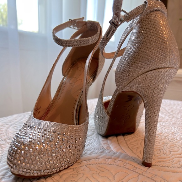 Jessica Simpson Rhinestone Pumps - Picture 5 of 6
